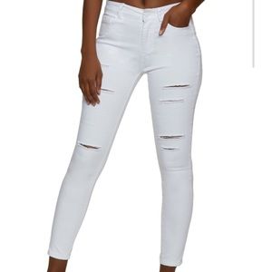 HIGH RISE STRETCH JEANS